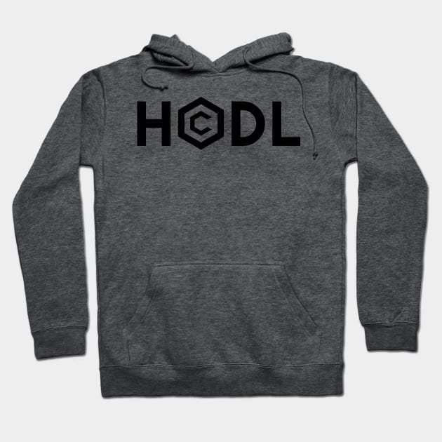 HODL CRO Cronos Crypto.com BLACK Hoodie by GraficBakeHouse